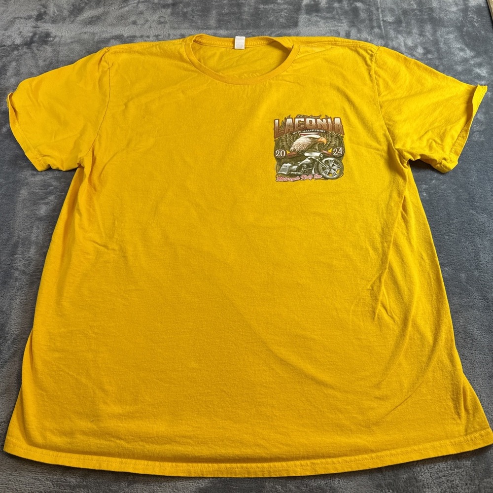 Fruit of the Loom Laconia Motorcycle Week 2024 New Hampshire T-Shirt Mens XL